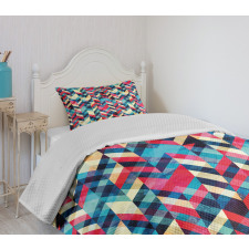 Hipster Zigzag Chevron Bedspread Set