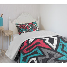 Hip Hop Culture Graffiti Bedspread Set