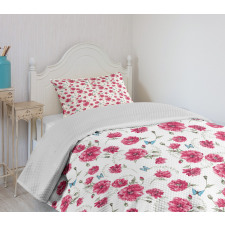 Poppy Flora Blossoms Bedspread Set