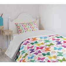 Vibrant Floral Happy Bedspread Set