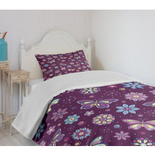 Vortex Shapes Design Bedspread Set