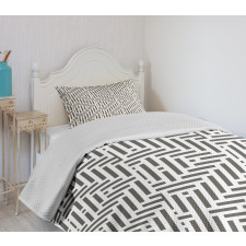 Short Lines Abstract Bedspread Set