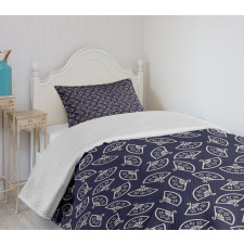 Fan Pattern Bedspread Set