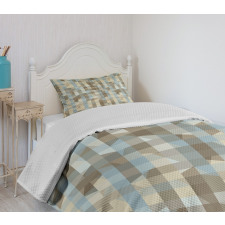Soft Vertical Line Design Bedspread Set