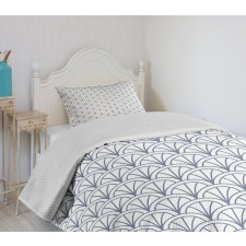 Seigaiha Pattern Bedspread Set