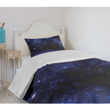 Abstract Stars and Nebula Bedspread Set