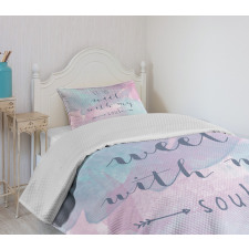 Aquarelle Bedspread Set