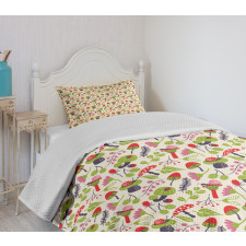 Ladybird Flower Snail Bedspread Set