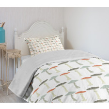 Retro Organic Food Bedspread Set