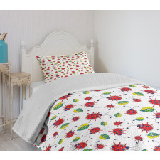 Doodle Cartoon Bedspread Set