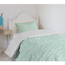 Abstract Nautical Motifs Bedspread Set