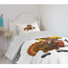 Sport Themed Cartoon Bedspread Set