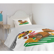 American Football Bird Bedspread Set