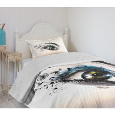 Fantasy Female Bedspread Set