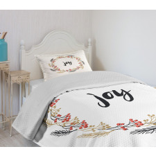 Wreaths Vintage Design Bedspread Set