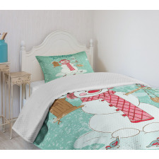 Happy New Year Bedspread Set