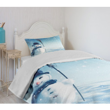 Wintry Land Snowy Cold Bedspread Set