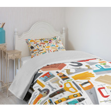 Repairing Tools Bedspread Set