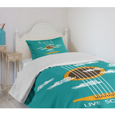 Musical Freedom Bird Bedspread Set