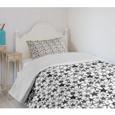 Monochrome Starfish Bedspread Set