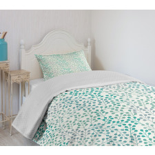 Flowery Branches Buds Bedspread Set