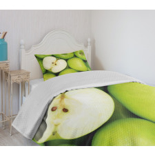Realistic Healthy Snack Bedspread Set
