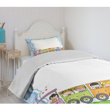 Train Children Bedspread Set