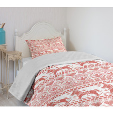 Horses Hearts Angels Bedspread Set