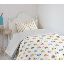 Angry Funny Cartoon Kids Bedspread Set