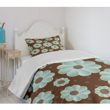 Retro Flora Bedspread Set