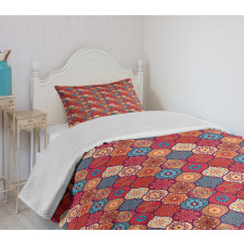 Oriental Wavy Natural Bedspread Set