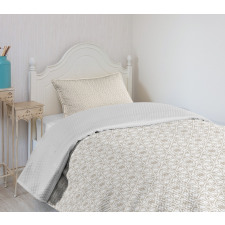 Classical Line Pattern Bedspread Set