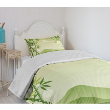 Japanese Bamboo Tree Bedspread Set