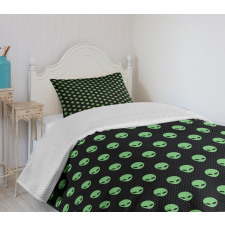 Martian Design Bedspread Set