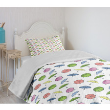 Cartoon Colorful Bedspread Set