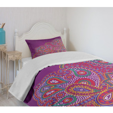 Floral Paisley Art Bedspread Set
