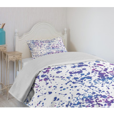 Paint Splatters Art Bedspread Set