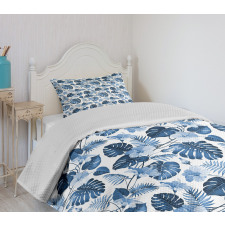 Arecaceae Branch Summer Bedspread Set