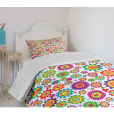 Colorful Camomiles Bedspread Set