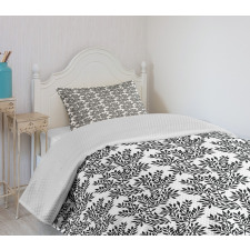 Foliate Theme Bedspread Set