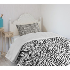 Classic Ink Art Bedspread Set