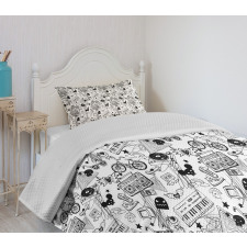 Teenage Pattern Bedspread Set