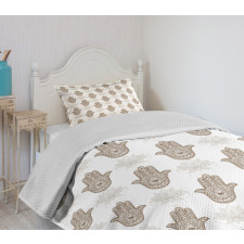 Mandala Inspired Motif Bedspread Set