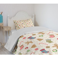 Traditional Sweets Bedspread Set