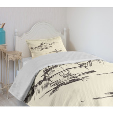 Pagoda Fisherman Bedspread Set