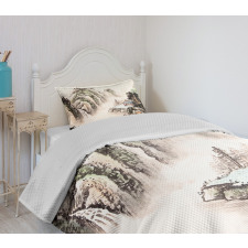 Watercolor Valley Bedspread Set