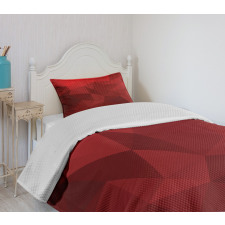 Triangular Mosaic with Poly Bedspread Set