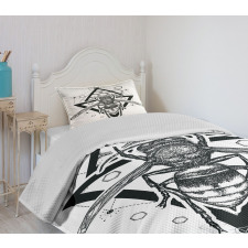 Beehive Pattern Bug Bedspread Set