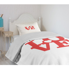 Valentines Day Romance Bedspread Set