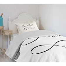 Infinity Monochrome Bedspread Set